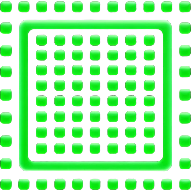 green digital matrix emoji