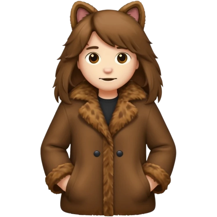 furry coat emoji