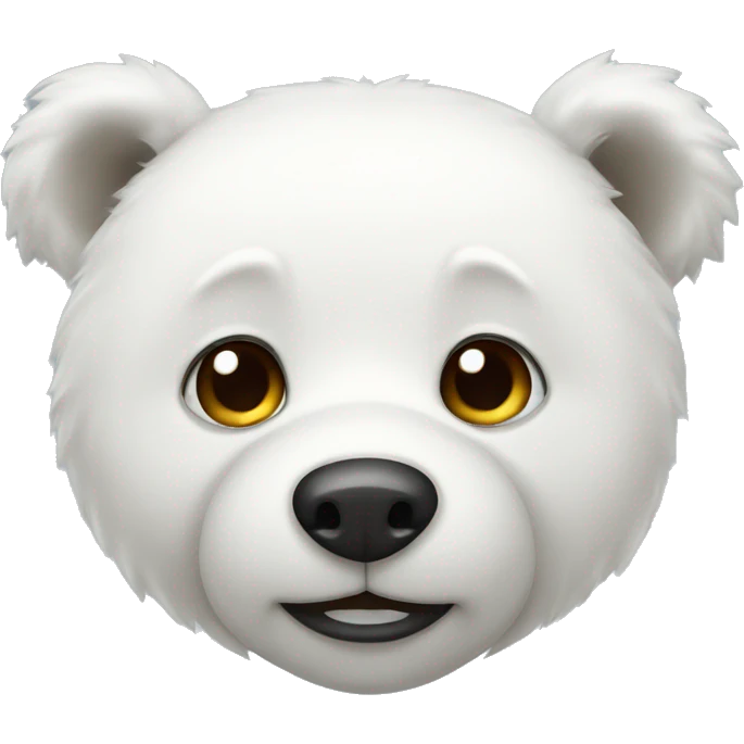 white taddy bear emoji