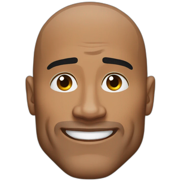 Dwayne Johnson eyebrow raise emoji