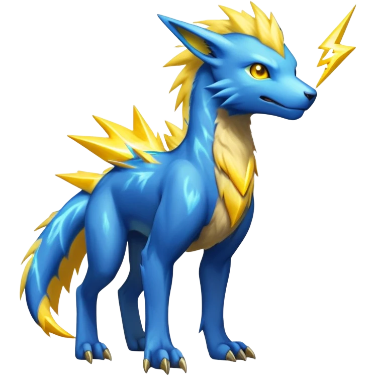 Manectric-Lucio-Draco-Fakémon-hybrid-creature (full body), 4 legs emoji