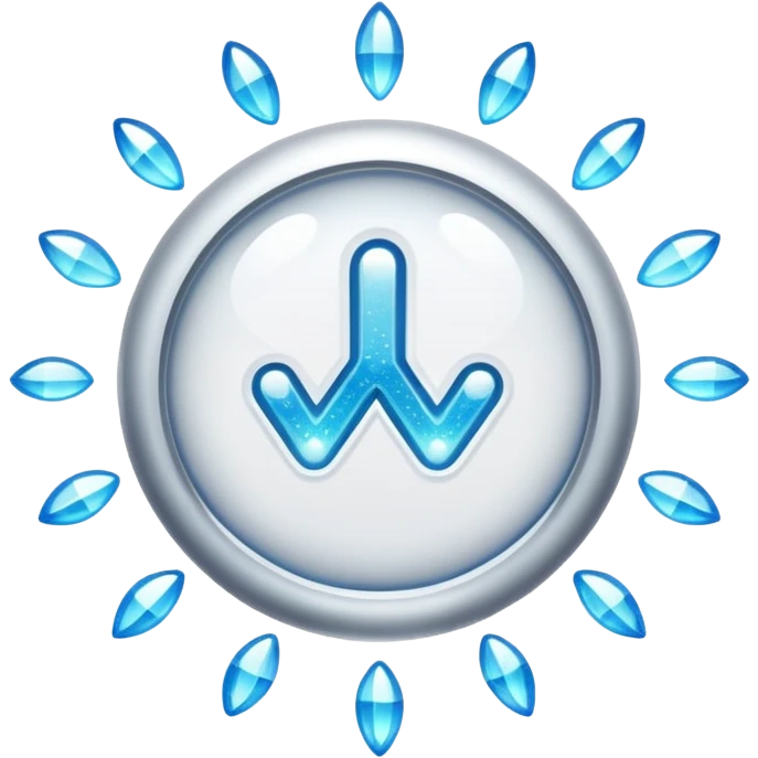 glitter white symbol of health + emoji