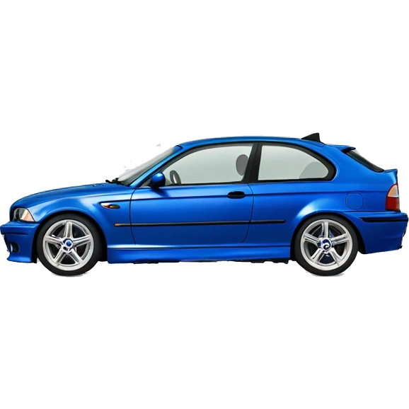 Bmw e46 compact velvet metalic blau emoji