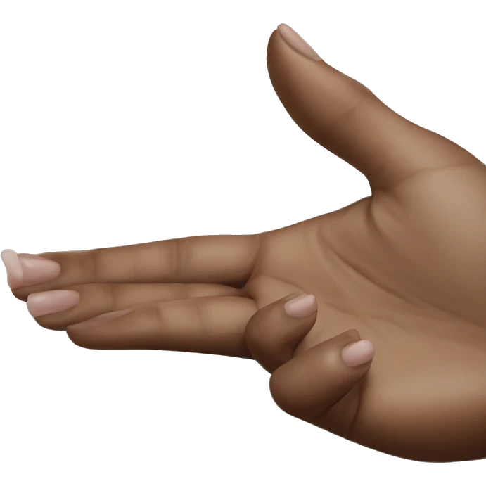 beautiful painted fingernails closeup emoji