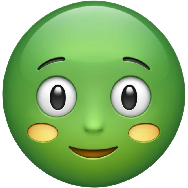 ❌ change the emoji color from red to green color emoji