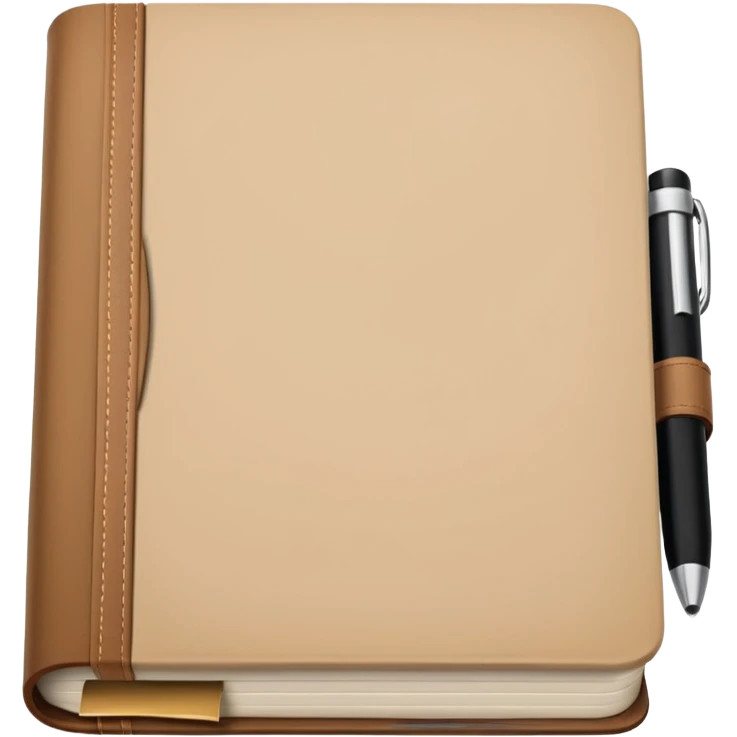 beige journal emoji