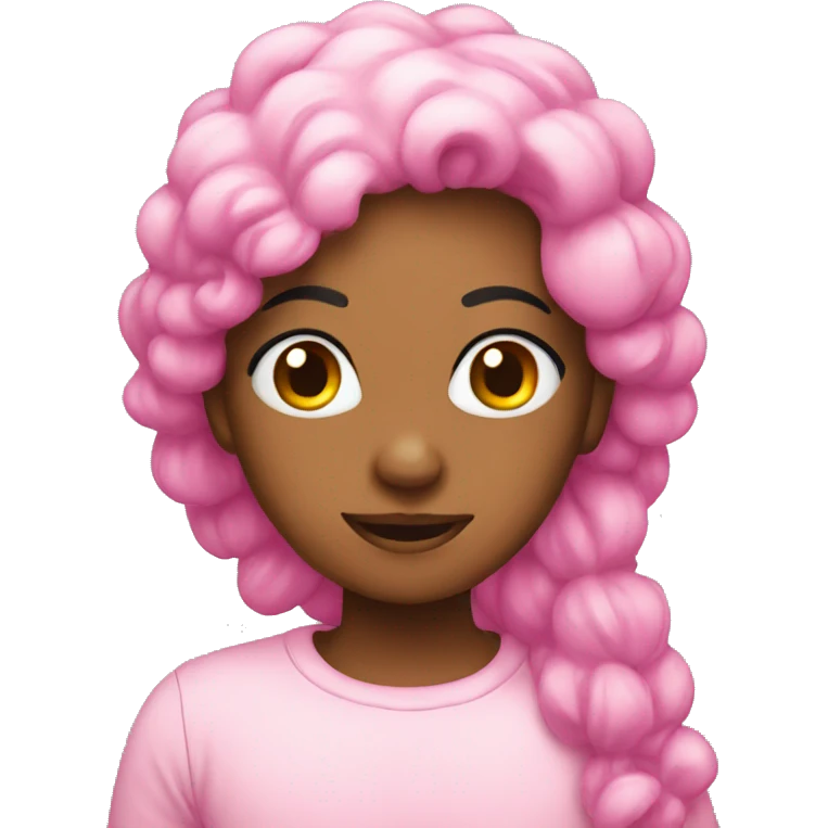 Pink Christmas emoji