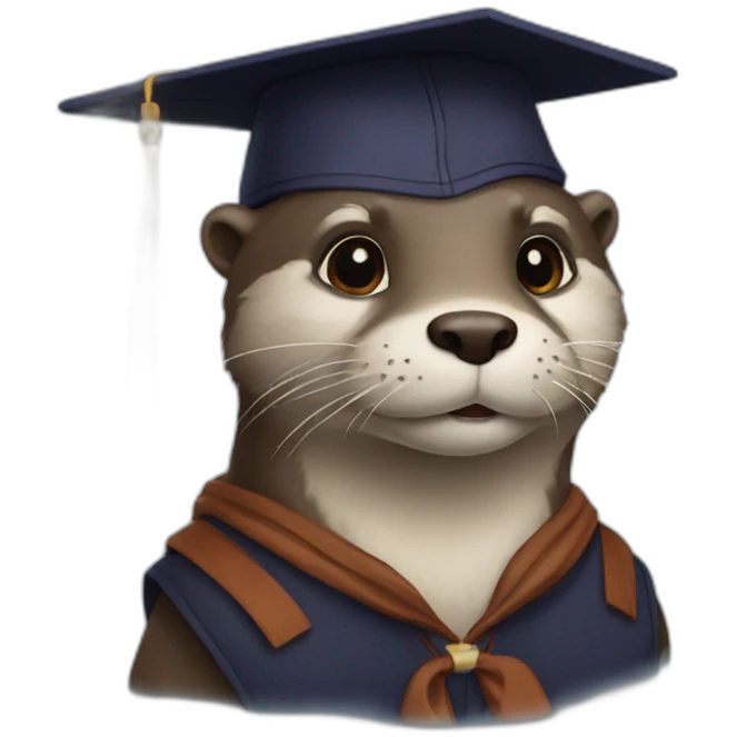 otter scholar emoji