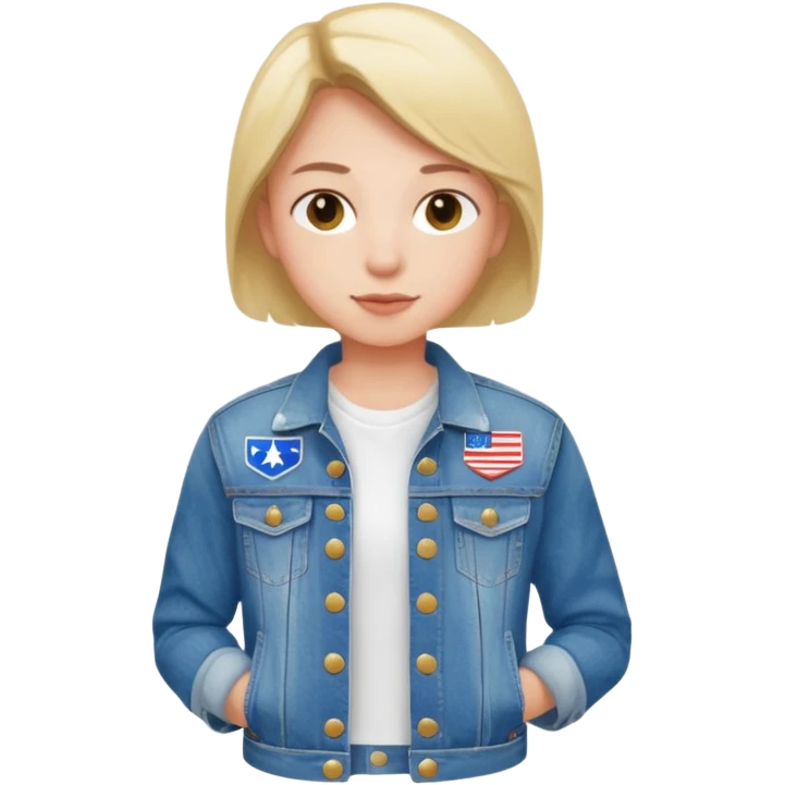 USA styled student emoji