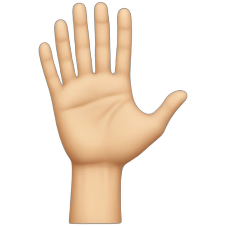 Italian man hand emoji