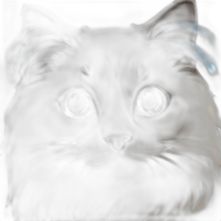 ragdoll cat with blue eyes emoji