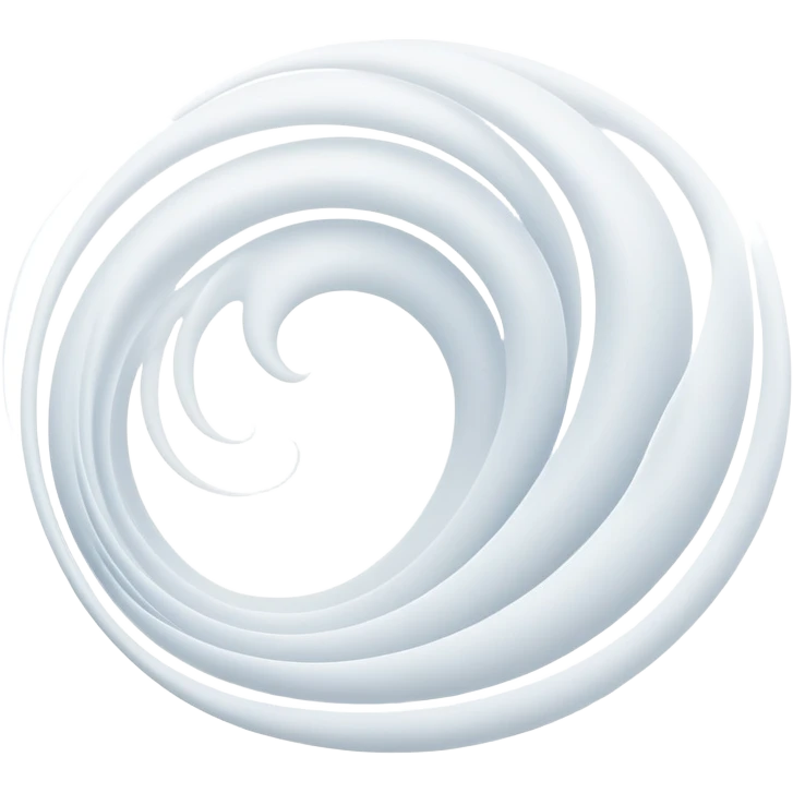 Masculine form made of gentle white flowing energy waves, subtle ethereal silhouette, no color, minimalist abstract design emoji