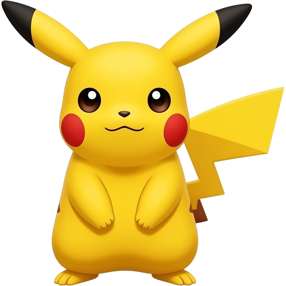 Pikachu sheepish emoji