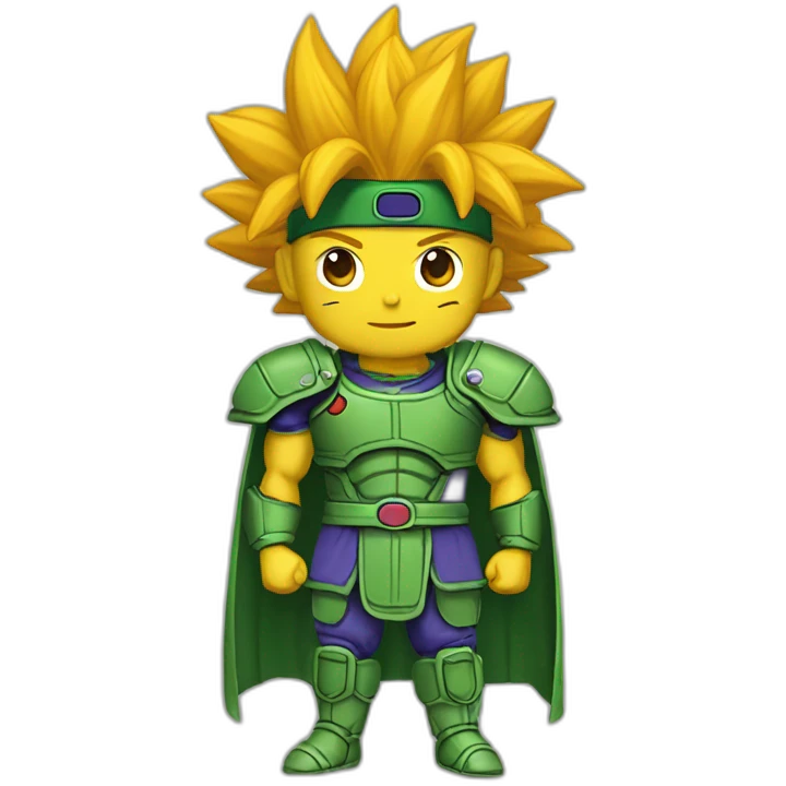 Végéta avec s’ont armure de dbz  emoji