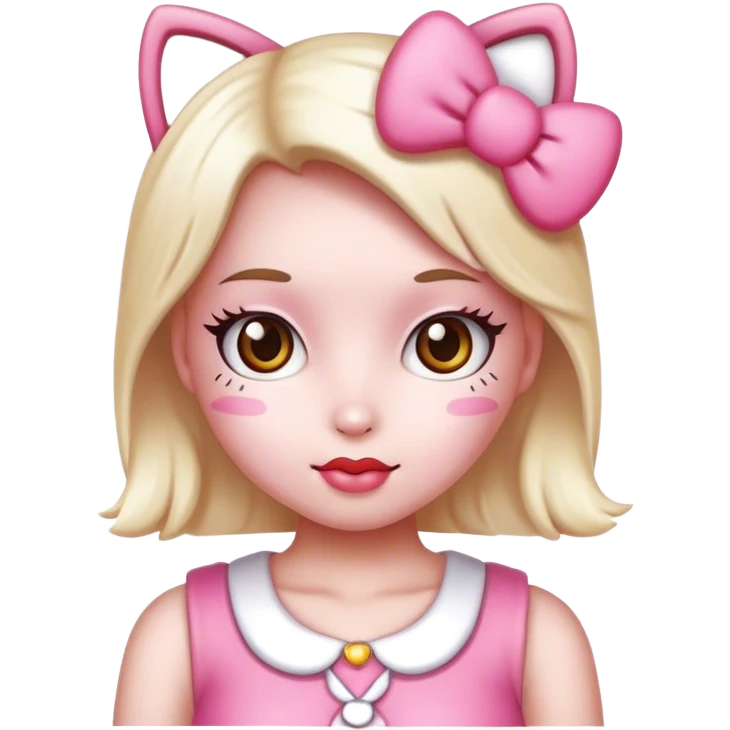 hello kitty girl emoji