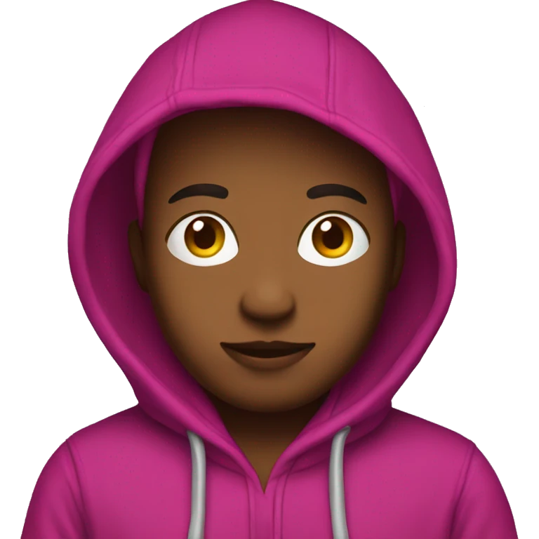 Magenta hoodie  emoji