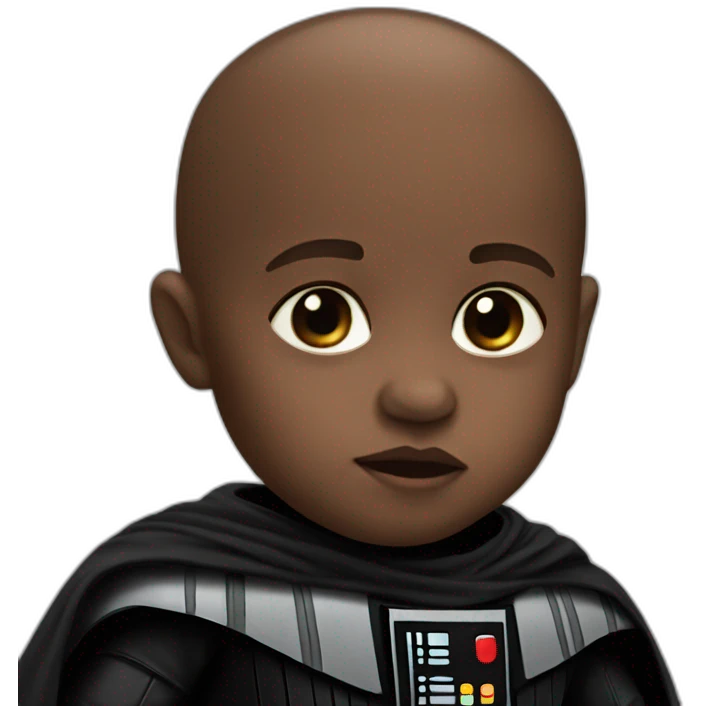 baby dark vador emoji