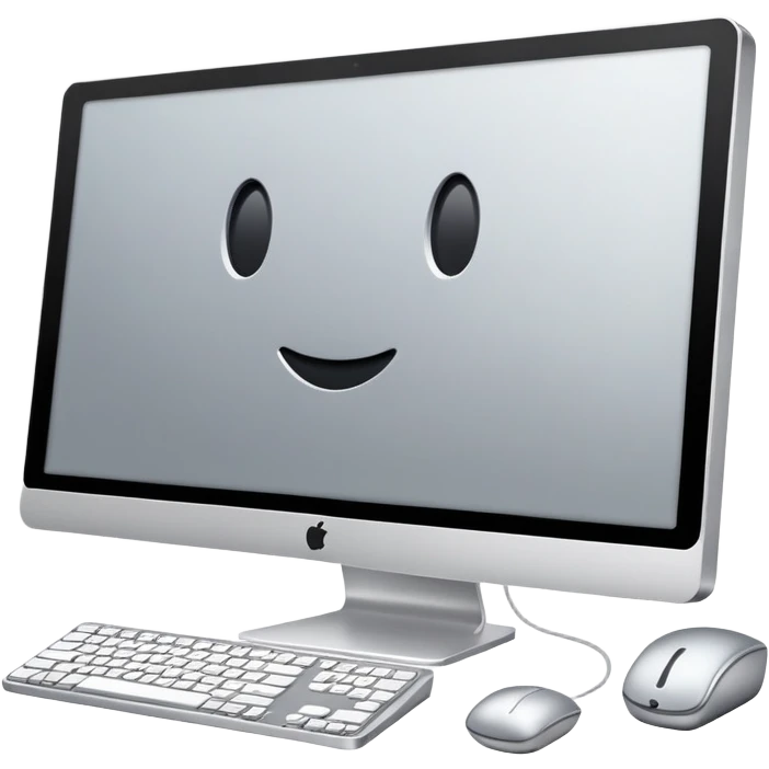 Desktop Computer emoji, similar to native Apple emoji emoji