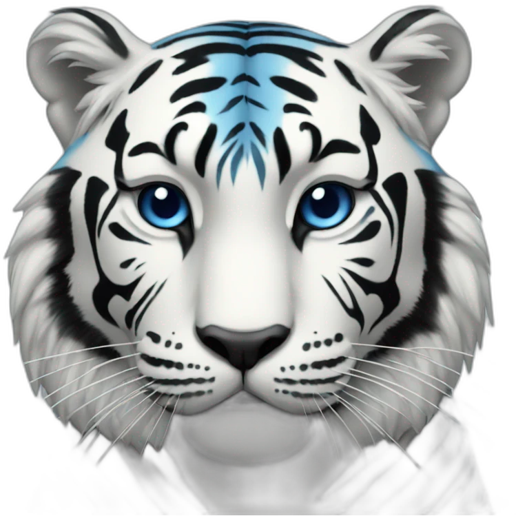 Blue tiger emoji