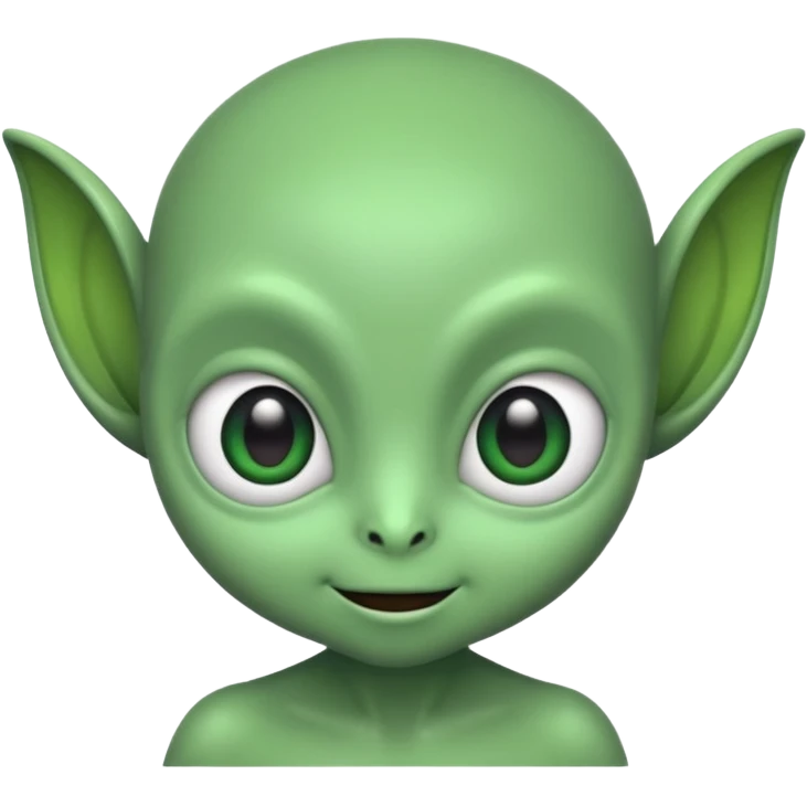 a bold cute aliens  emoji