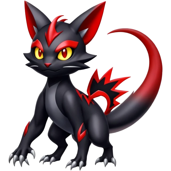 Shiny Dark Exotic Bisharp-Darkrai-Torracat-Scizor-Hybrid-Creature emoji