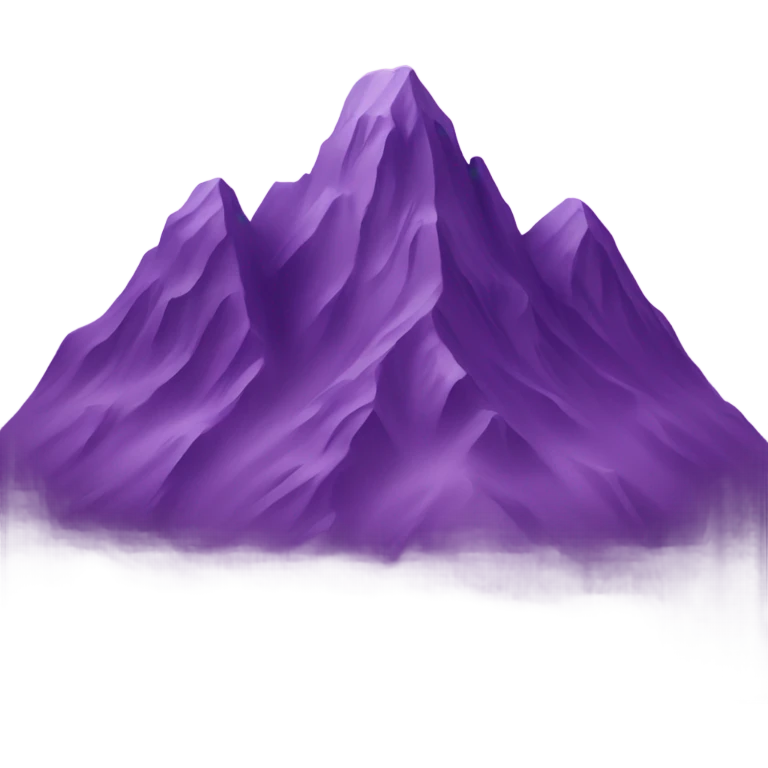 purple mountain emoji
