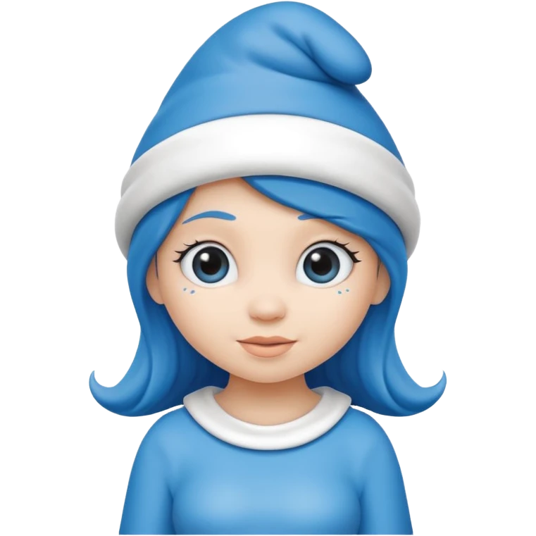 girl smurf  emoji