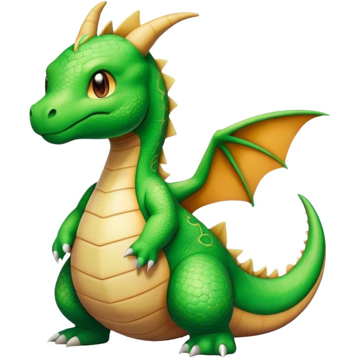 Dragonite from Pokémon  emoji