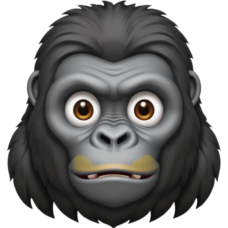 gorilla portrait emoji