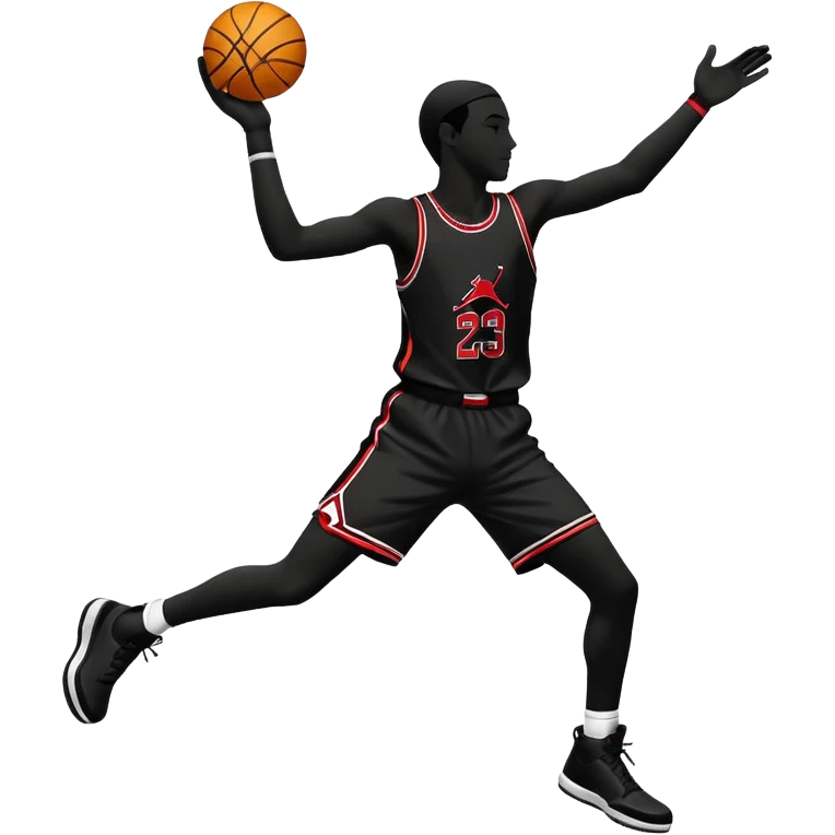 Jordan jumpman outline emoji