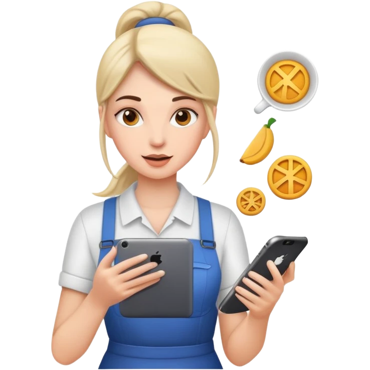 Woman multitasking  emoji