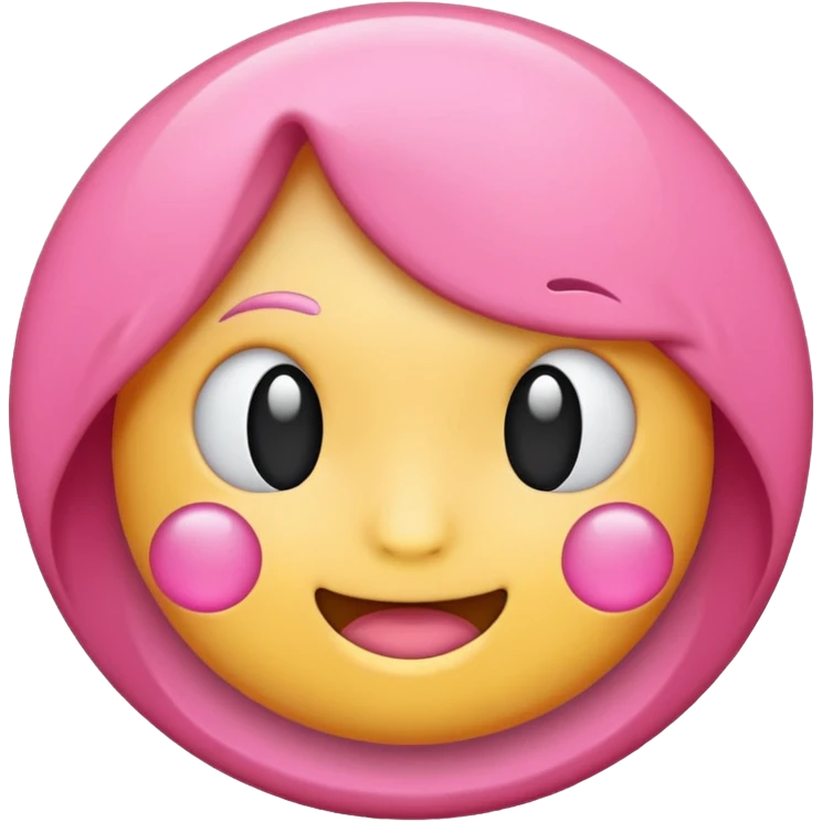 Pink circle emoji emoji