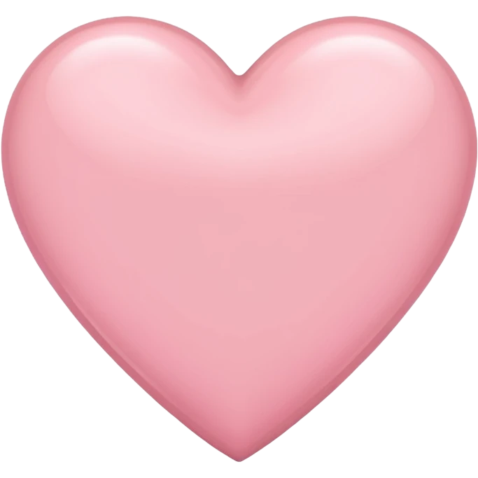 Light pink heart emoji