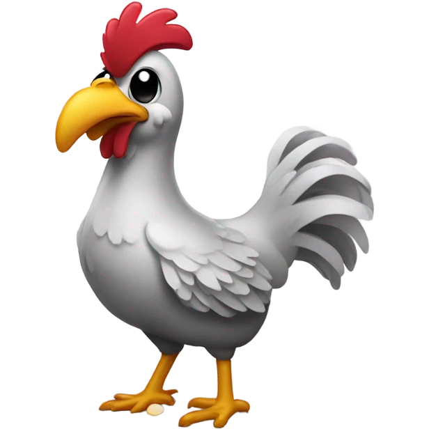 Disco chicken emoji