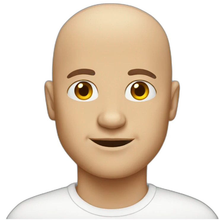 Bald Man emoji