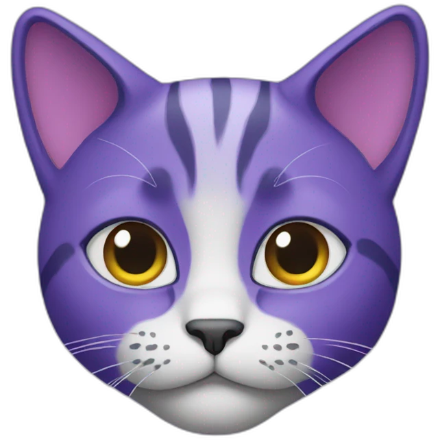 purple cat emoji