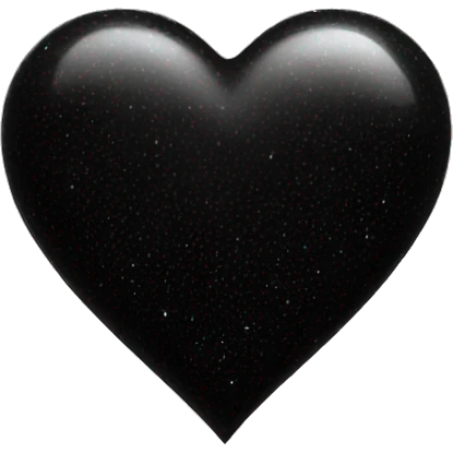black heart with sparkles around  emoji