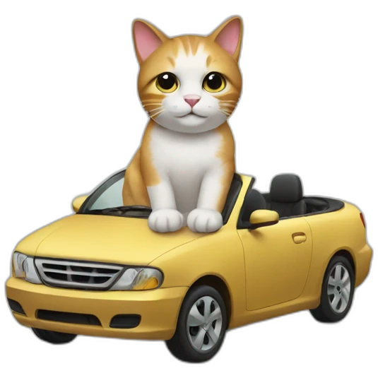 cat in car emoji