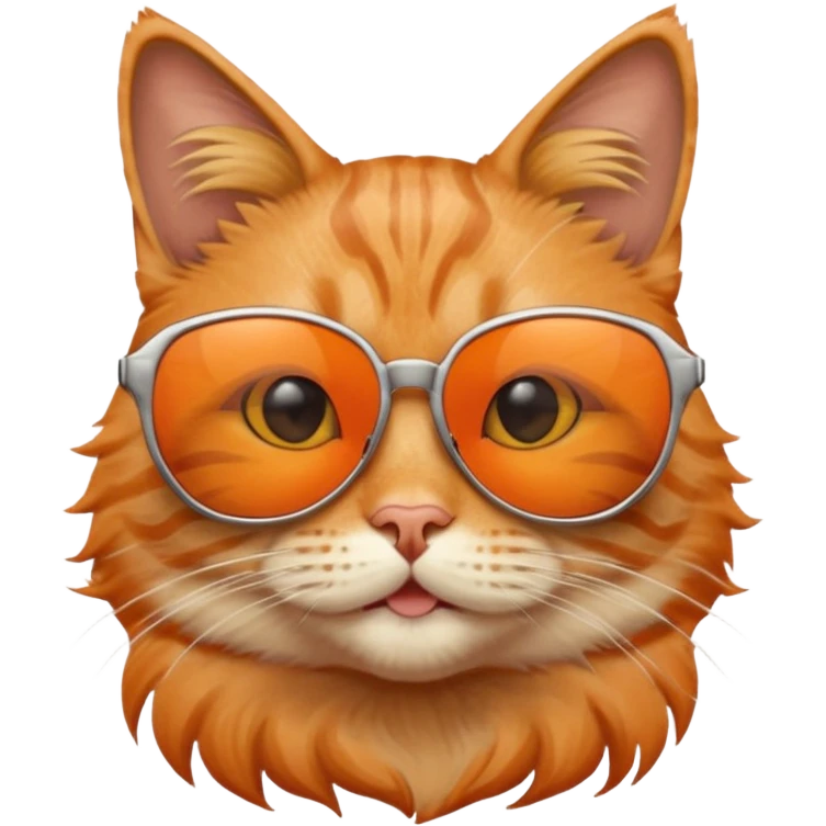 Cat wearing sunglasses emoji