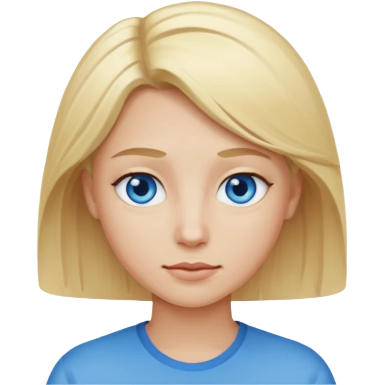 no head,blonde hair emoji