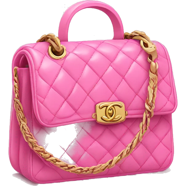 Pink purse Chanel emoji