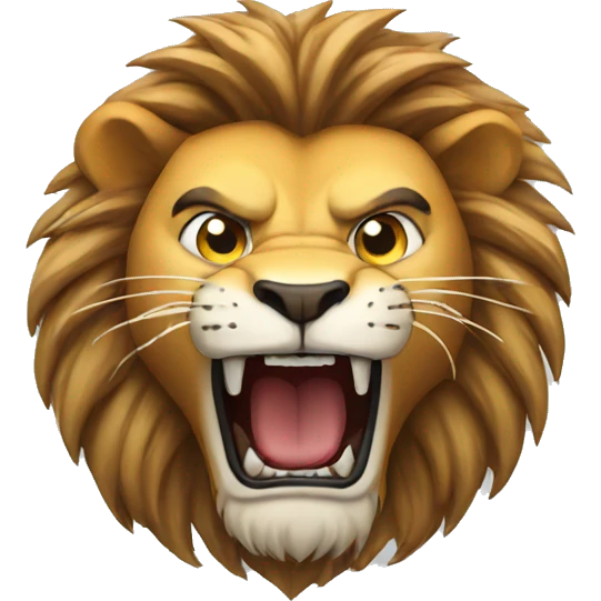 LION FURIOUS emoji