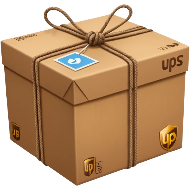UPS delivery parcel emoji