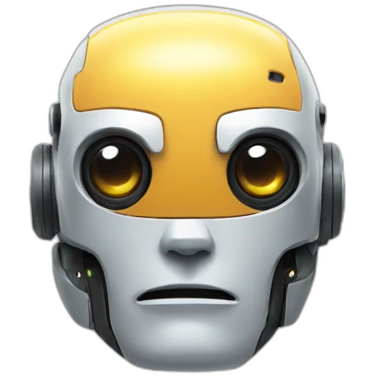 robot head emoji