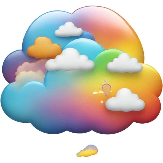 Head with a dream bubble emoji