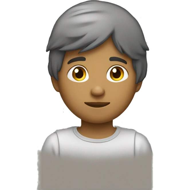 Garçon jeune fatigué  emoji