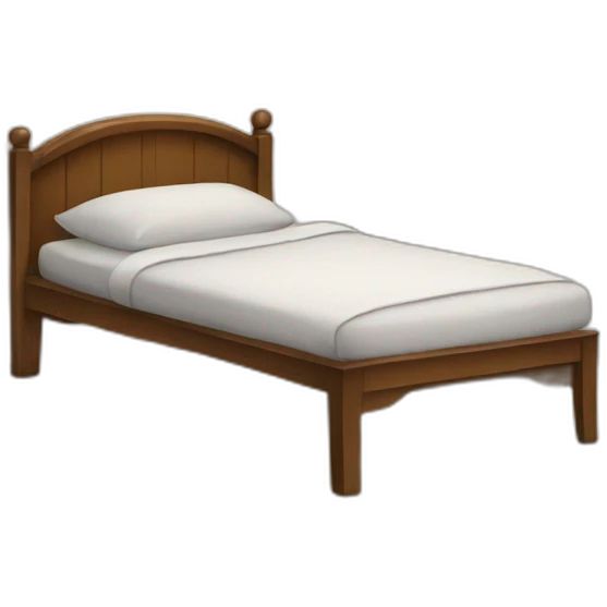 Lonely bed emoji