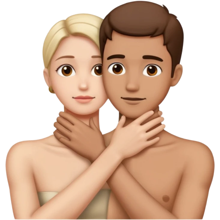 Hands a crosding neck emoji