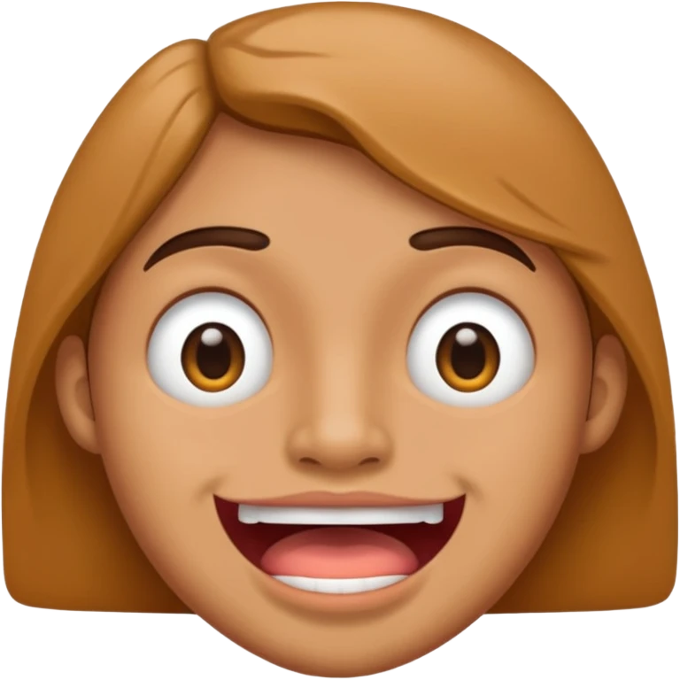Grosse tête grosse bouche  emoji