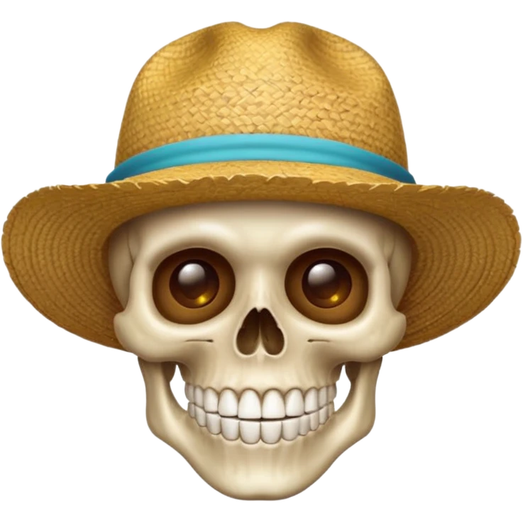 Skull strawhat crew emoji emoji